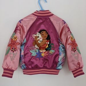 Disney Store Moana baseball jacket 3T NWT